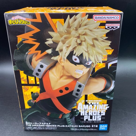 My Hero Academia Katsuki Bakugo The Amazing Heroes Plus Ban Presto Open Box - Picture 1 of 11